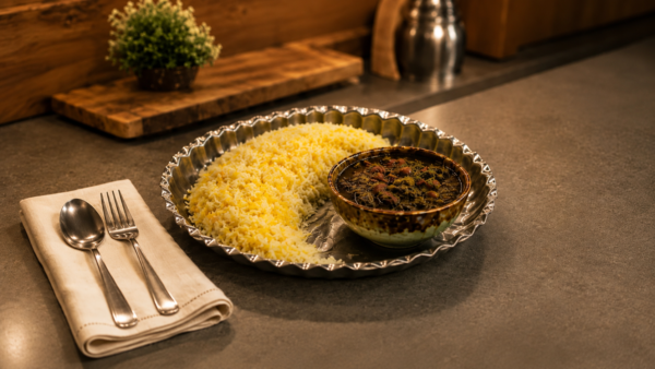 خورش قرمه سبزی گیاهی